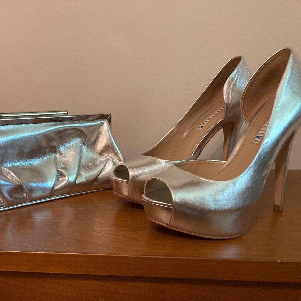 David Tutera Silver Platforms